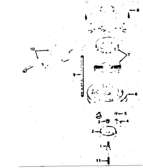 Rewind Starter No. 590420 Diagram and Parts List for 143256032  Craftsman Engine
