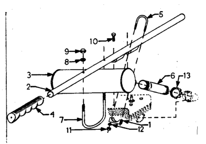 Handle Diagram and Parts List for 580321810  Craftsman Engine