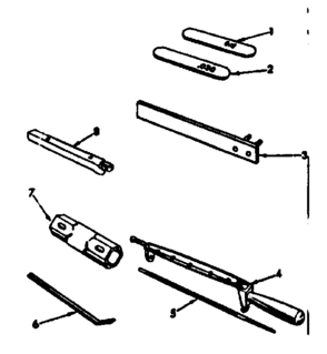 Maintenance Equipment Diagram and Parts List for 917352031  Craftsman Chainsaw