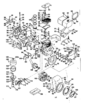 Part Location Diagram of 32000 Craftsman Gasket