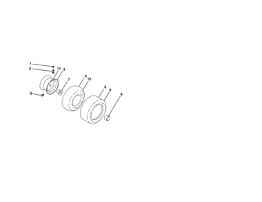 Wheels & Tires Diagram and Parts List for 917273941  Craftsman Lawn Tractor