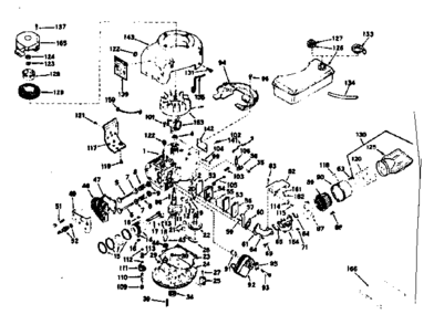 Part Location Diagram of 32535A Craftsman Crankshaft