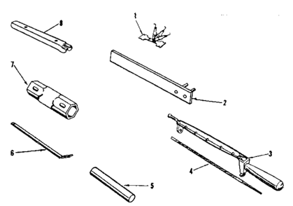 Optional Equipment Diagram and Parts List for 917350711  Craftsman Chainsaw