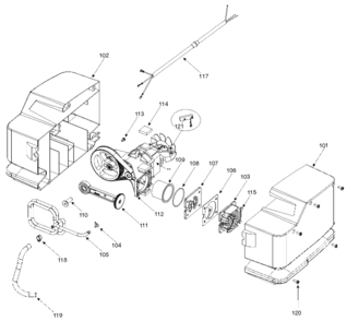 PUMP Diagram and Parts List for 919-15214 Type 1 Craftsman Compressor