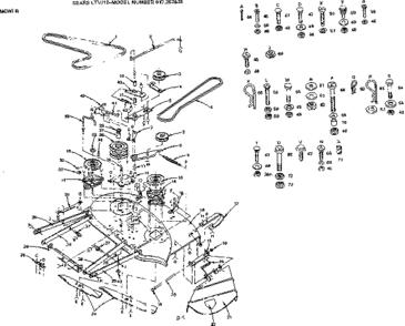 Part Location Diagram of 74780580 Craftsman Hex bolt