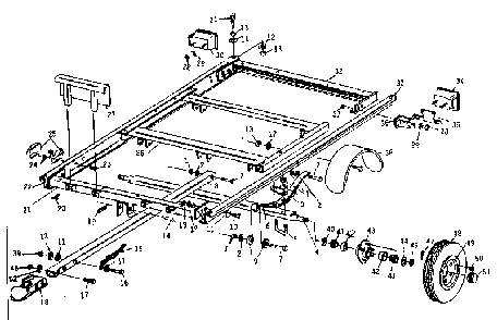 Unit Diagram and Parts List for 6150  Craftsman Garage and Workshop