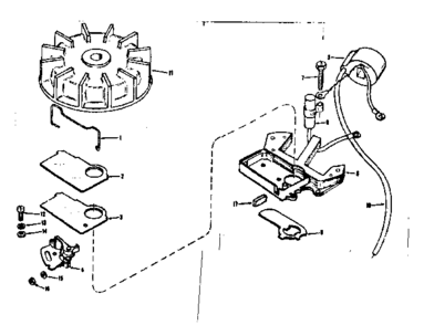 Starter Assembly Diagram and Parts List for 917350250  Craftsman Chainsaw