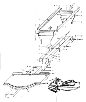 Part Location Diagram of 10711 Craftsman Bracket spring