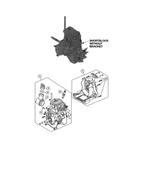 Shortblock Diagram and Parts List for 316731704  Craftsman Trimmer