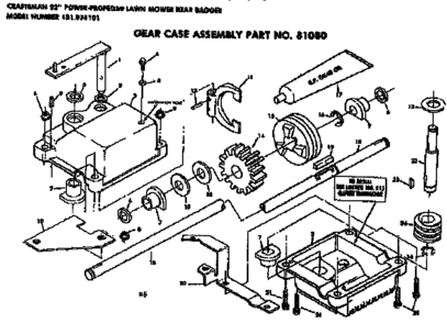 Part Location Diagram of 81577 Craftsman Shifter
