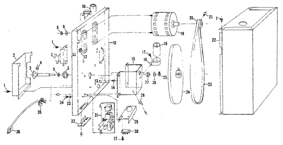 Part Location Diagram of 171A220 Craftsman Screw