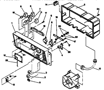 Control Panel Diagram and Parts List for 32725  Craftsman Generator