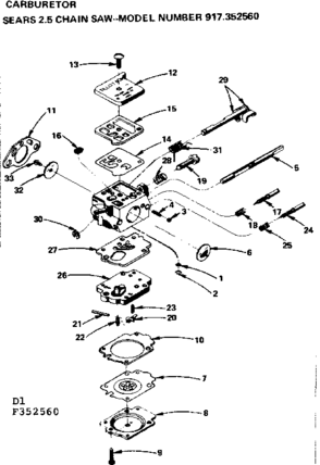 Part Location Diagram of 011103 Craftsman Screw spring
