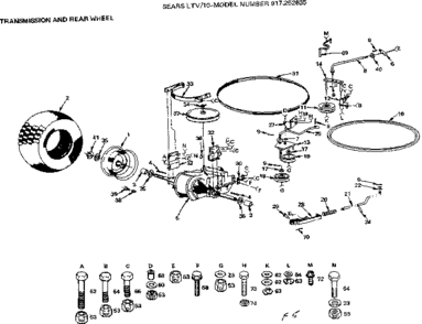 Part Location Diagram of 19141610 Craftsman Flat washer, 8-pack
