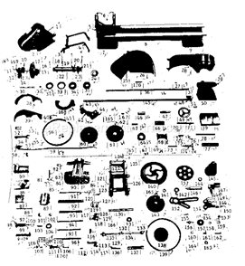 Part Location Diagram of 12700-93 Craftsman Post Asm