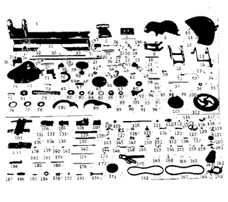 Part Location Diagram of 10F-45 Craftsman Bushing
