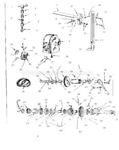 Part Location Diagram of BD1-18 Craftsman Bushing
