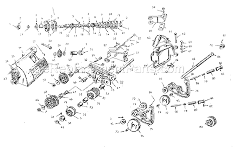 Part Location Diagram of L6-1014 Craftsman Stack Gear