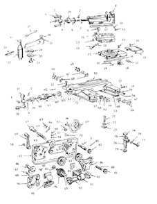 Part Location Diagram of 341-051 Craftsman Mitre Gear
