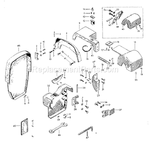 Page H Diagram and Parts List for 10128950  Craftsman Lathe