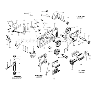 Page D Diagram and Parts List for 10128980  Craftsman Lathe