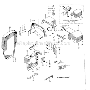 Page G Diagram and Parts List for 10128991  Craftsman Lathe