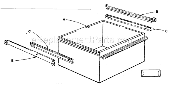 Part Location Diagram of T14009A1 Craftsman Slide