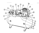 Allstate Air Compressor Diagram and Parts List for 10217051  Craftsman Compressor