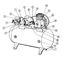 Allstate Air Compressor (... Diagram and Parts List for 10217058  Craftsman Compressor