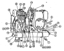 Part Location Diagram of 75944 Generac Bracket, Governor Spring