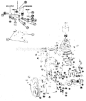 Part Location Diagram of 36490 Tecumseh Intake Pipe Gasket
