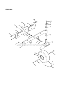 Page K Diagram and Parts List for 102273920  Craftsman Lawn Tractor