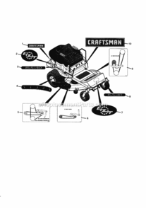 Page C Diagram and Parts List for 102273920  Craftsman Lawn Tractor