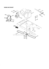 Part Location Diagram of 25-086-395-S Craftsman Thread Screw