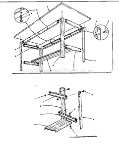 Part Location Diagram of T683-EG Craftsman Draw Hangr L
