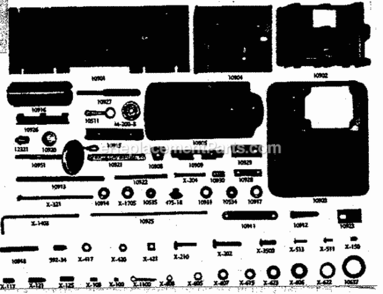 Part Location Diagram of X-117 Craftsman Set Screw