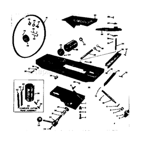 Part Location Diagram of 60074 Generac PCB ASSY THROT POSTN