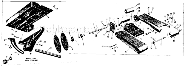 Part Location Diagram of 47624 Craftsman Spacer