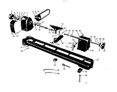 Page A Diagram and Parts List for 10323071  Craftsman Lathe