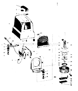 Page A Diagram and Parts List for 106150290  Craftsman Paint Sprayer