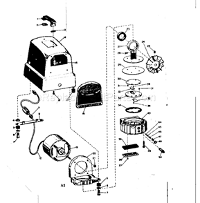 Page A Diagram and Parts List for 106150731  Craftsman Paint Sprayer