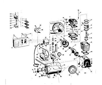 Page A Diagram and Parts List for 106152081  Craftsman Paint Sprayer