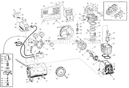 Page A Diagram and Parts List for 106152781  Craftsman Paint Sprayer