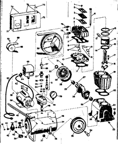 Page A Diagram and Parts List for 106153040  Craftsman Paint Sprayer