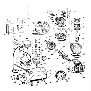 Page A Diagram and Parts List for 106153780  Craftsman Paint Sprayer