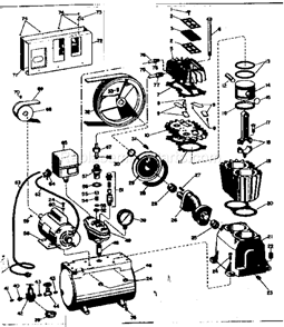 Page A Diagram and Parts List for 106153970  Craftsman Paint Sprayer