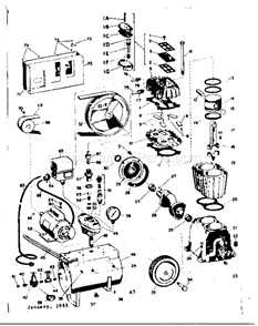 Page A Diagram and Parts List for 106153981  Craftsman Paint Sprayer
