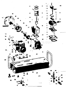 Page A Diagram and Parts List for 106154370  Craftsman Paint Sprayer