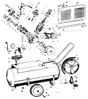 Page A Diagram and Parts List for 106154440  Craftsman Compressor