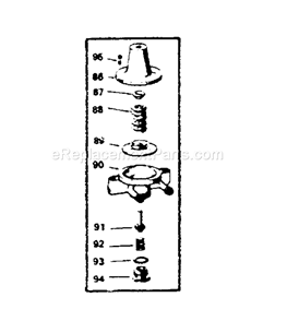 Page B Diagram and Parts List for 106154780  Craftsman Paint Sprayer
